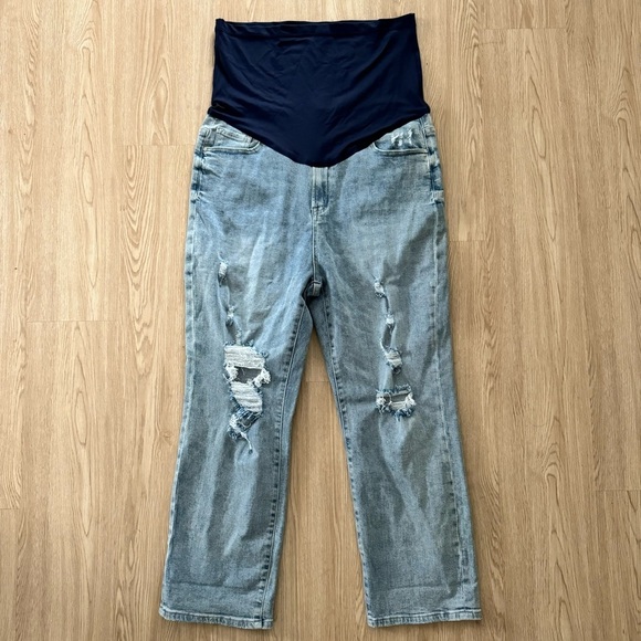 Pinkblush Denim - Pinkblush distressed maternity jeans nwot